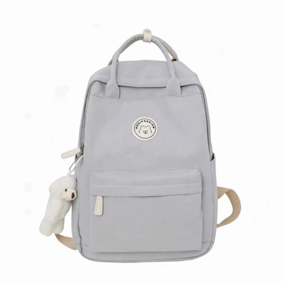 School Backpack Teen - Solid Large Capacity Student Backpack Zipper