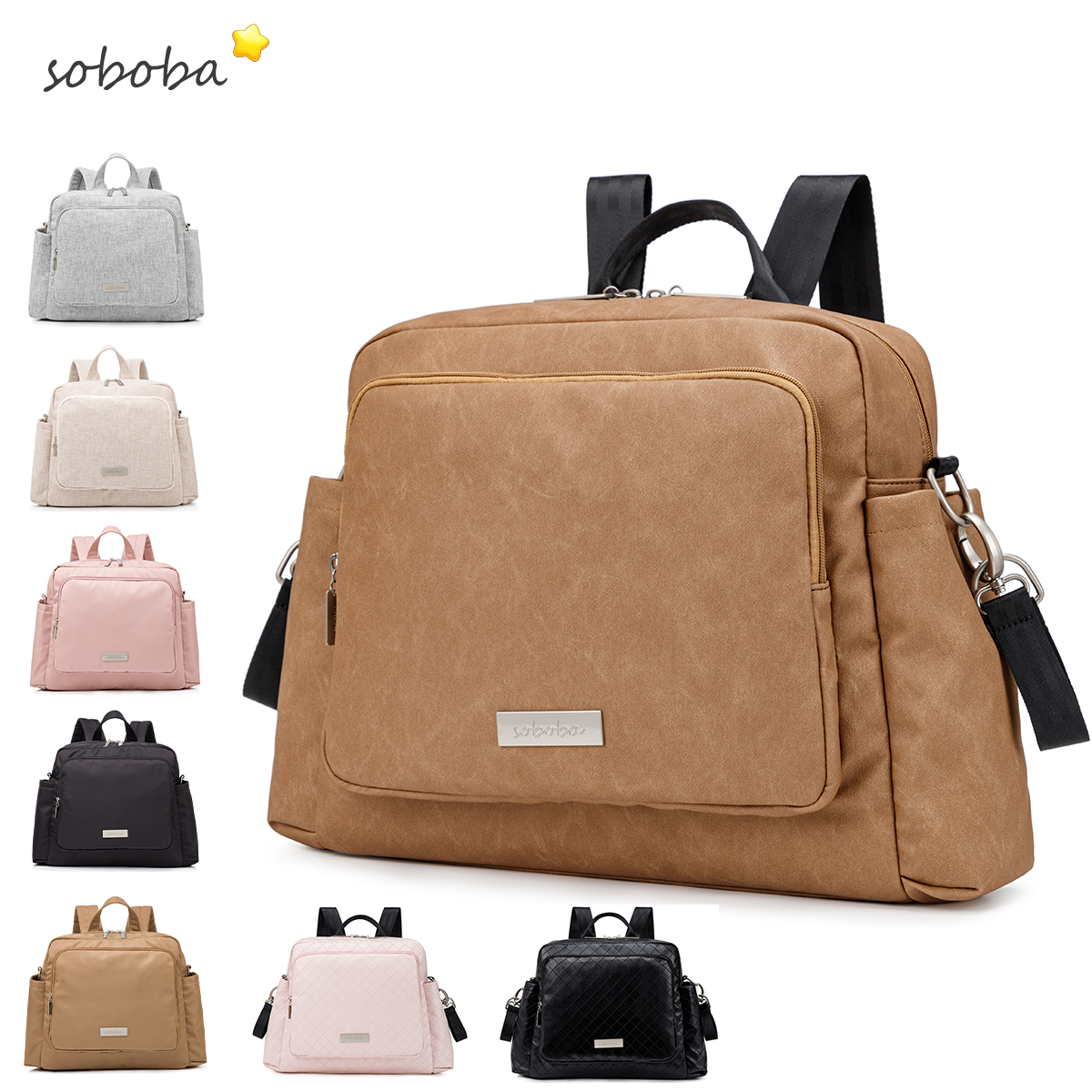 Backpack Diaper Bag - Fashion New Mommy Dipaer Backpack Large