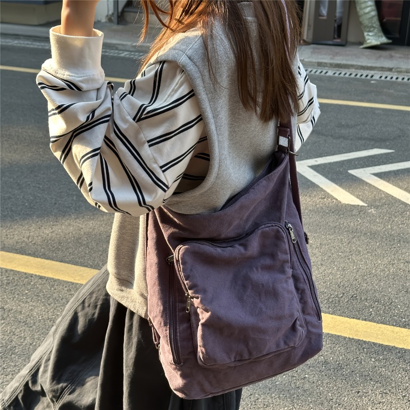 Canvas Backpack Casual - Unisex Canvas Tote Bag, Casual Retro