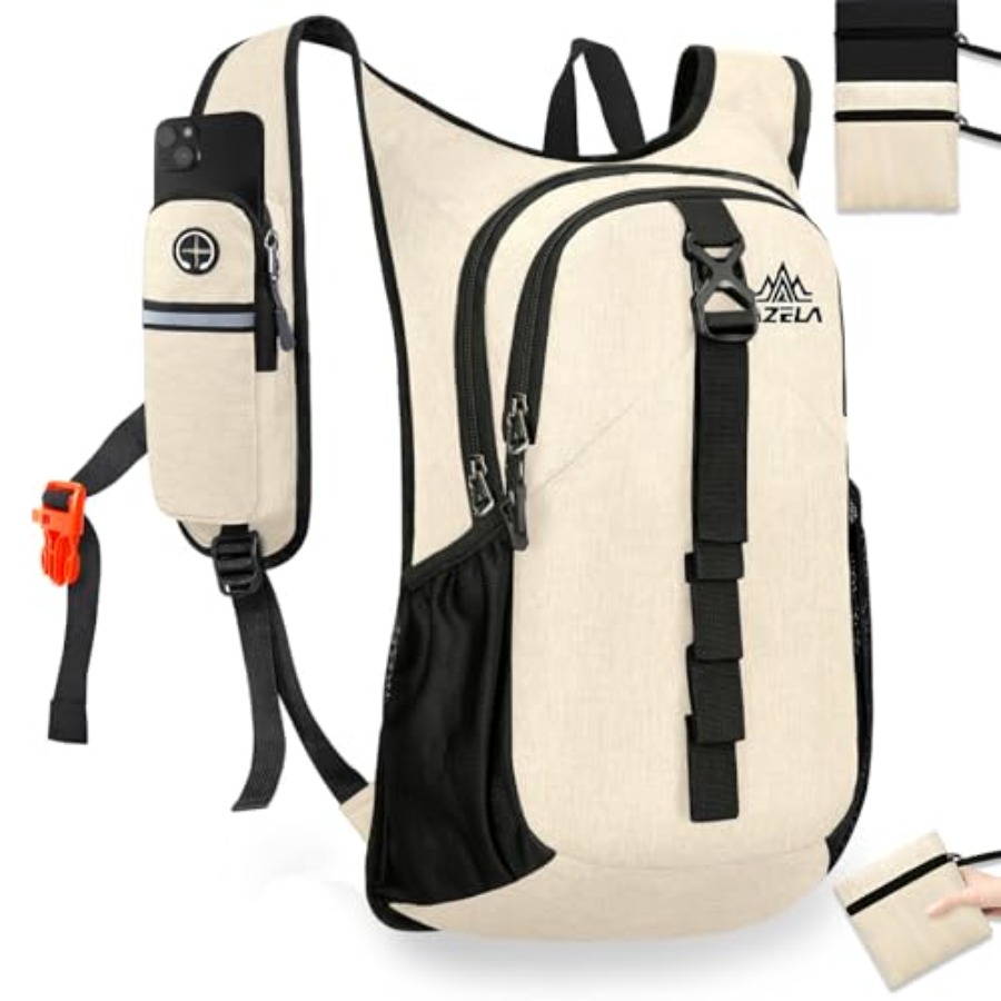 Foldable Backpack Small - 15L Small Hiking Backpack Foldable Ultralight