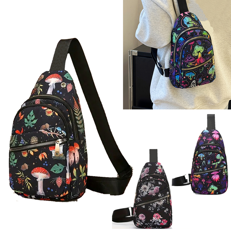 Canvas Backpack Casual - Crossbody bag, crossbody purse, shoulder bag,