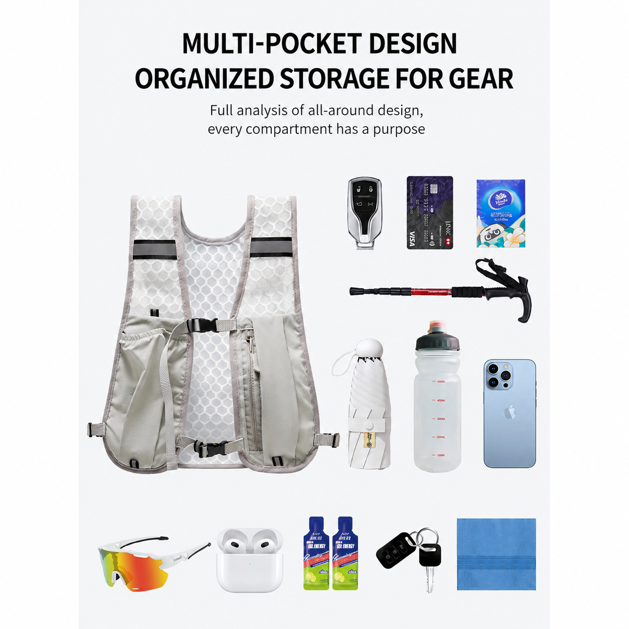 Trail Running Vest Backpack Ul - Hydration Pack Outdoor incelemesi ve fiyatı