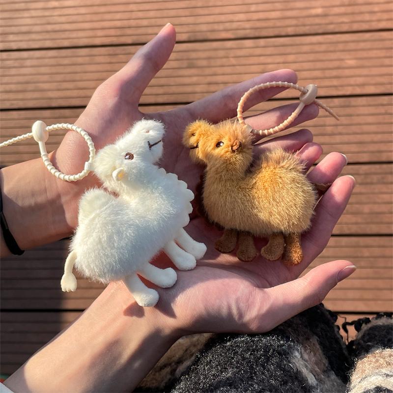 1PCS Mini Camel Plush Keychain - Mini Backpack Purse incelemesi ve fiyatı