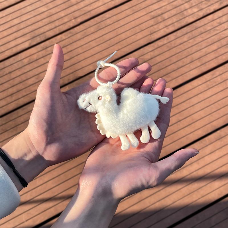 1PCS Mini Camel Plush Keychain - Mini Backpack Purse incelemesi ve fiyatı