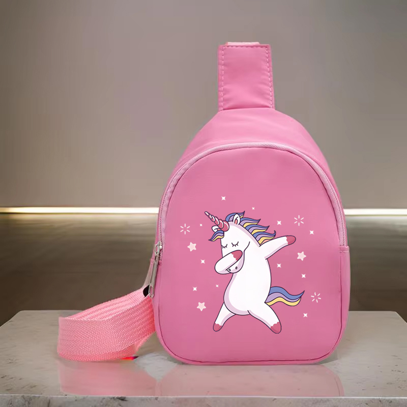 Cute Rainbow Unicorn Print Chi - Canvas Backpack Casual incelemesi ve fiyatı