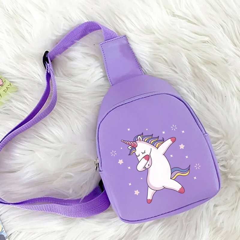 Cute Rainbow Unicorn Print Chi - Canvas Backpack Casual incelemesi ve fiyatı