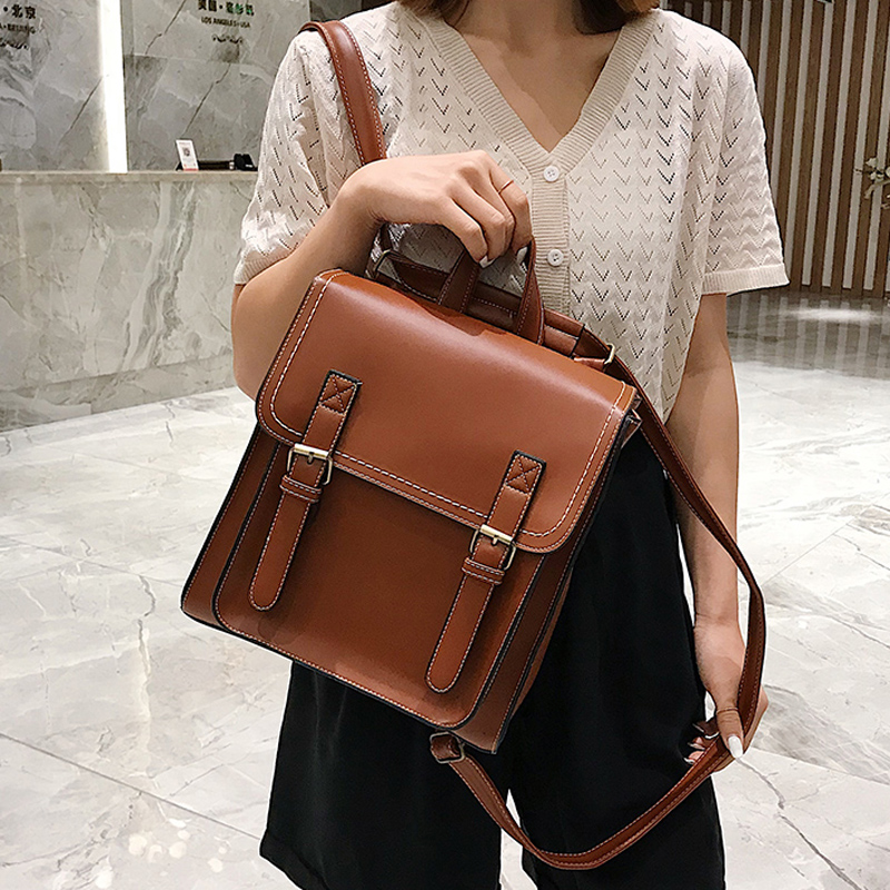Vintage Backpack Female Pu Lea - Leather Backpack Vintage incelemesi ve fiyatı