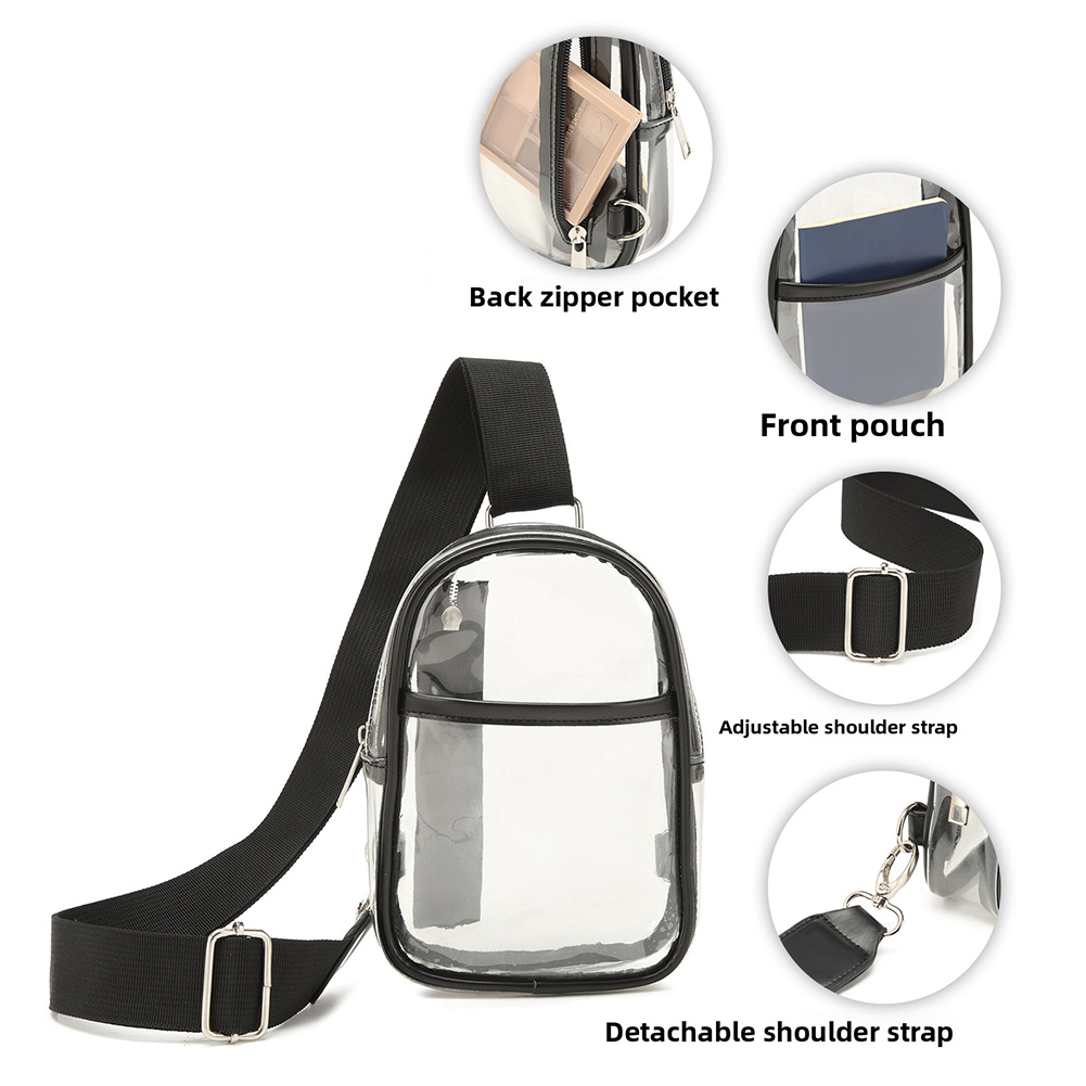 Clear Sling Bag,Waterproof Sho - Sling Backpack Shoulder incelemesi ve fiyatı