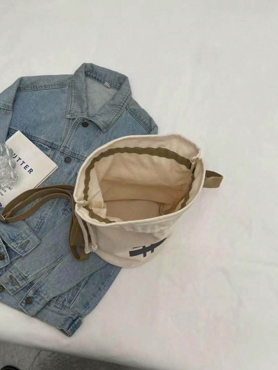 Black Canvas Drawstring Crossb - Canvas Backpack Casual incelemesi ve fiyatı