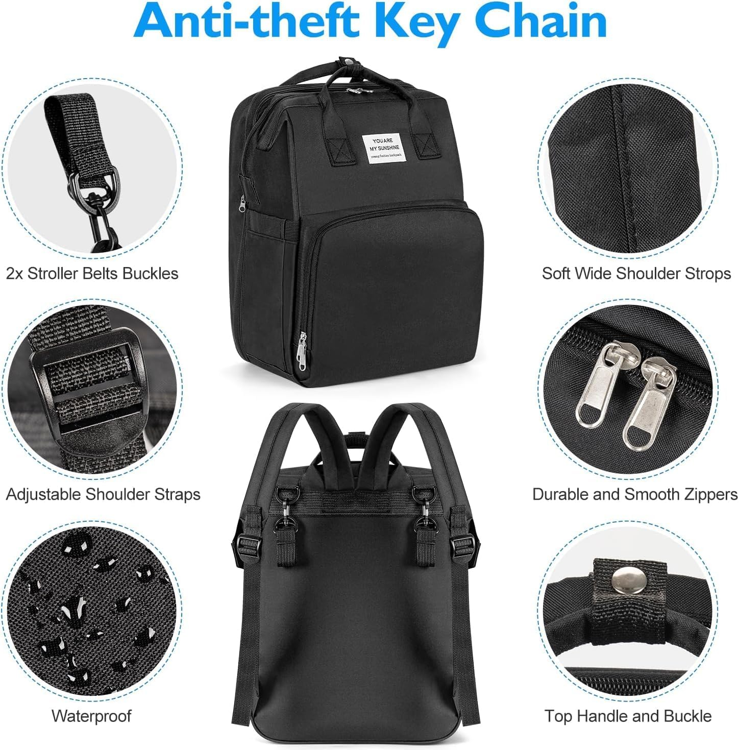 Baby Diaper Bags Backpack Larg - Backpack Diaper Bag incelemesi ve fiyatı