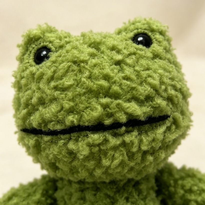 Kawaii Green Frog Plush Keycha - Mini Backpack Purse incelemesi ve fiyatı