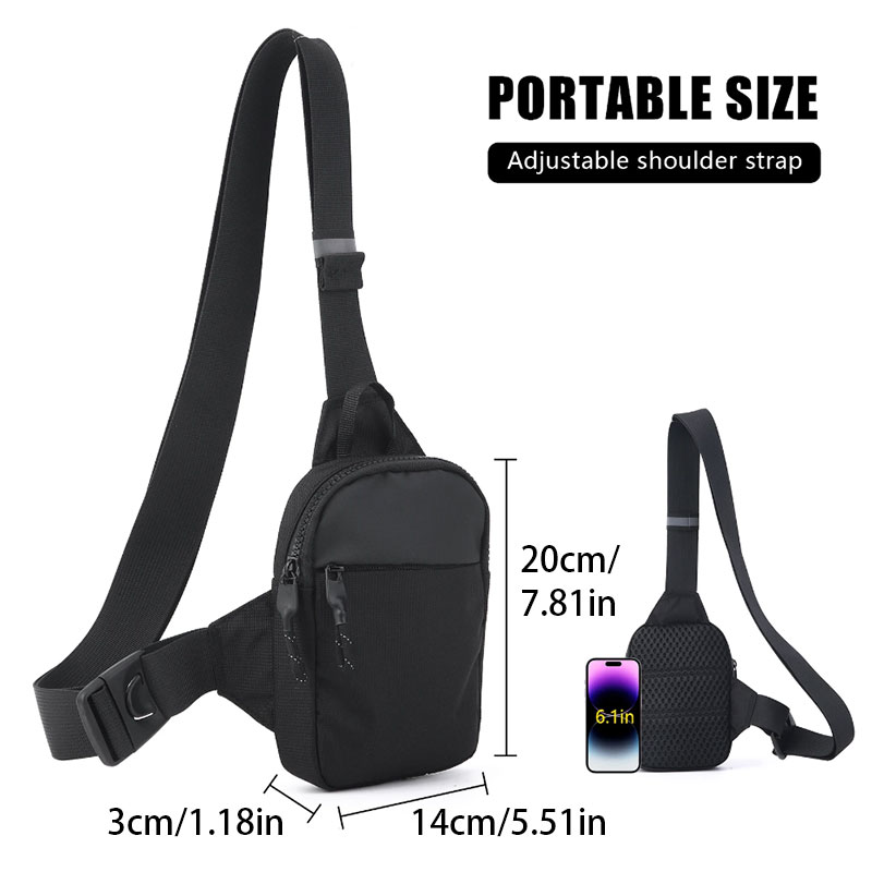 New Sports Chest Bag Men's Sma - Canvas Backpack Casual incelemesi ve fiyatı