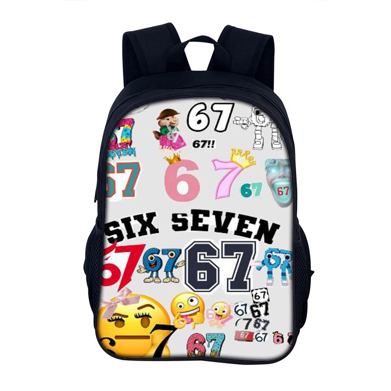 Six Seven 67 Print Lightweight - School Backpack Teen incelemesi ve fiyatı
