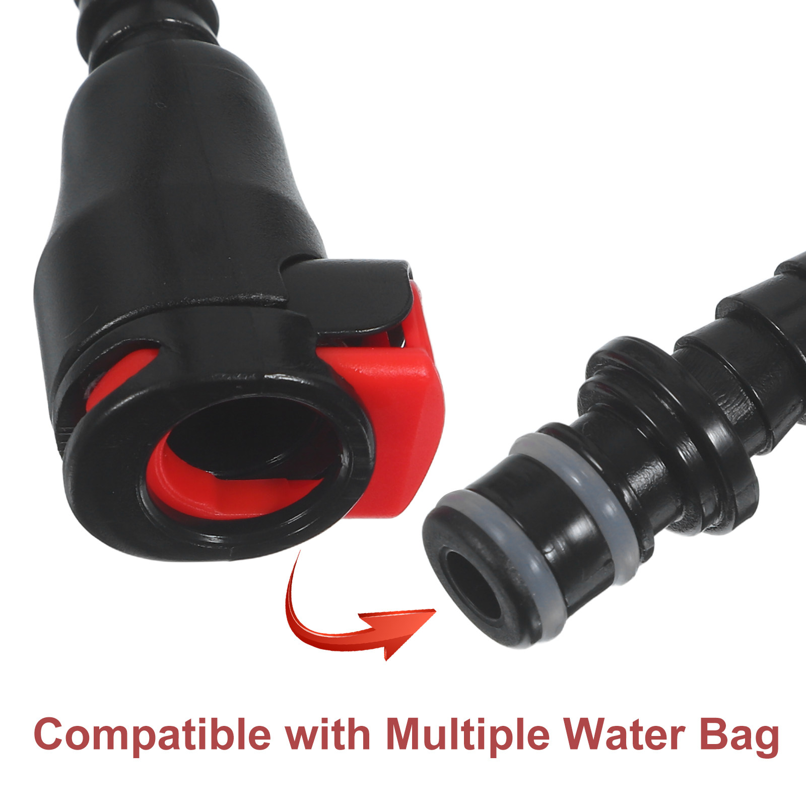 2Pcs Water Bladder Hose Connec - Hydration Pack Outdoor incelemesi ve fiyatı