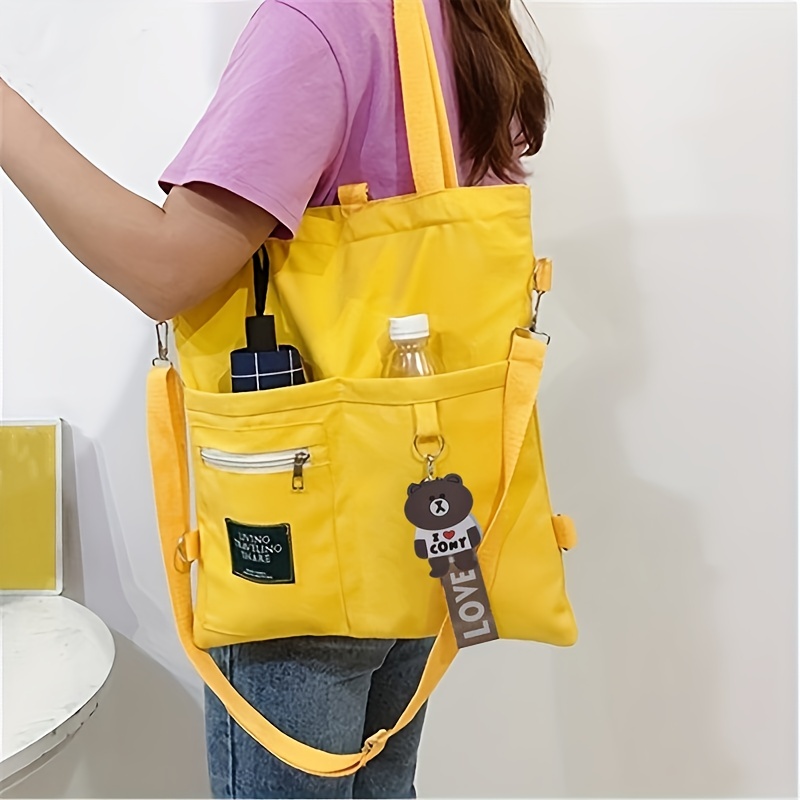 Canvas Shoulder Bag, Women's F - Canvas Backpack Casual incelemesi ve fiyatı