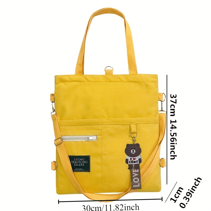 Canvas Shoulder Bag, Women's F - Canvas Backpack Casual incelemesi ve fiyatı