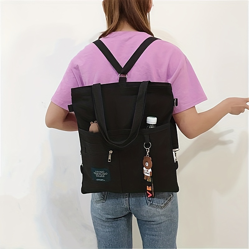 Canvas Shoulder Bag, Women's F - Canvas Backpack Casual incelemesi ve fiyatı