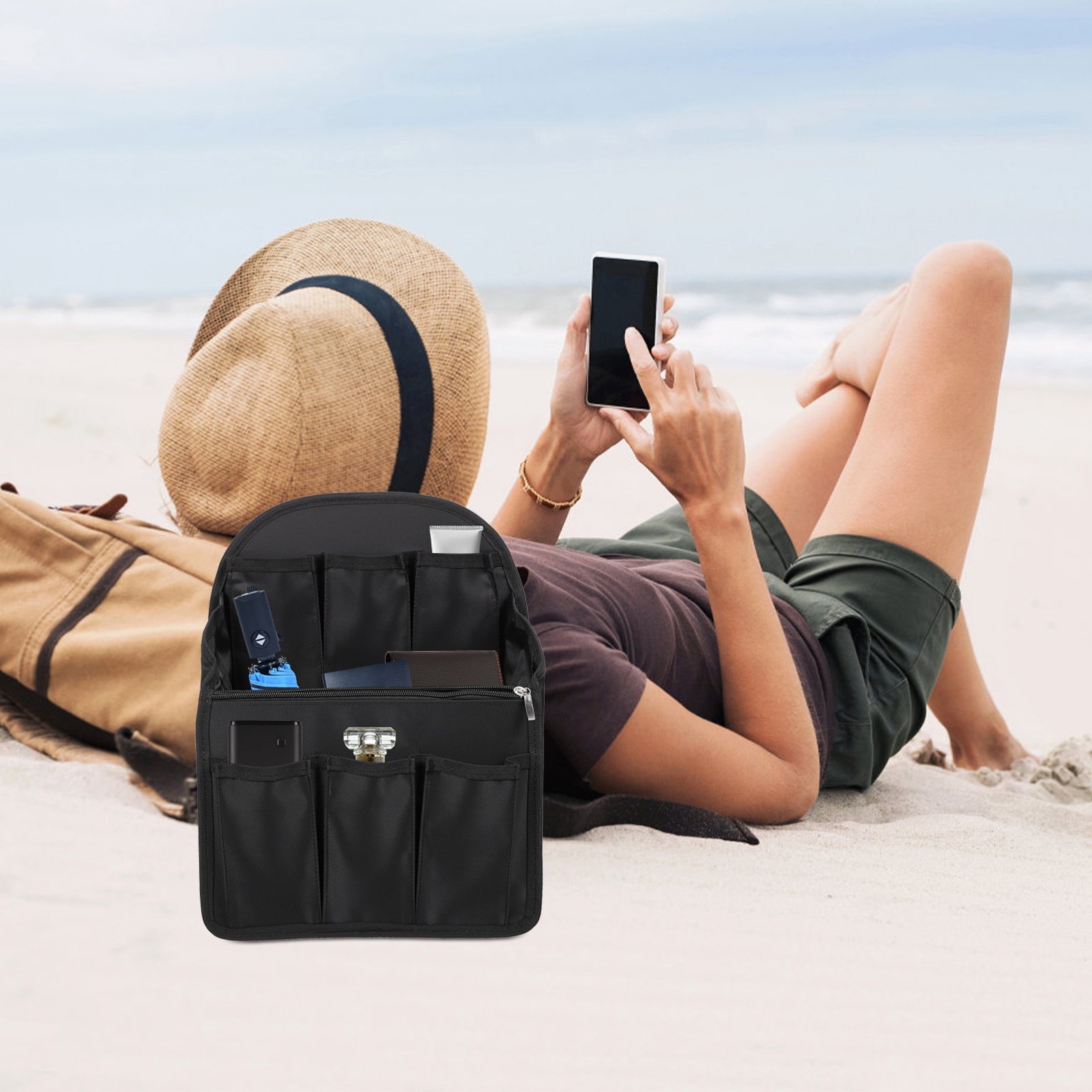 1Pcs Versatile Backpack Organi - Backpack Insert Organizer incelemesi ve fiyatı