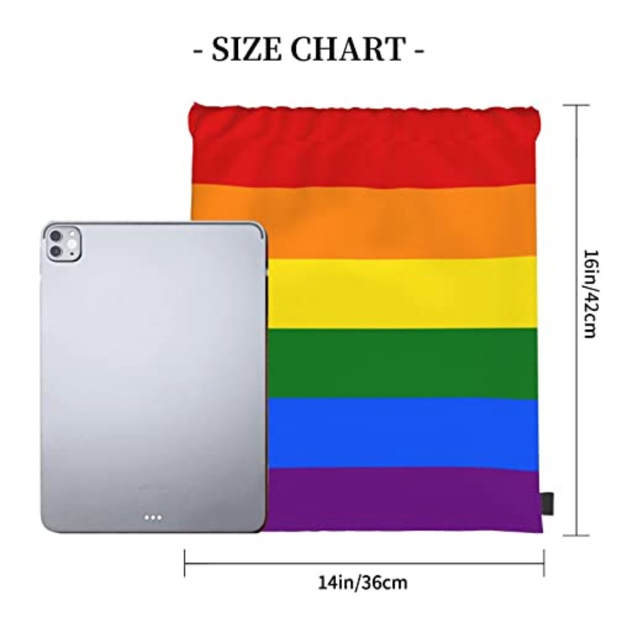 Lgbt Flag Gay Pride Rainbow Un - Drawstring Gym Bag incelemesi ve fiyatı