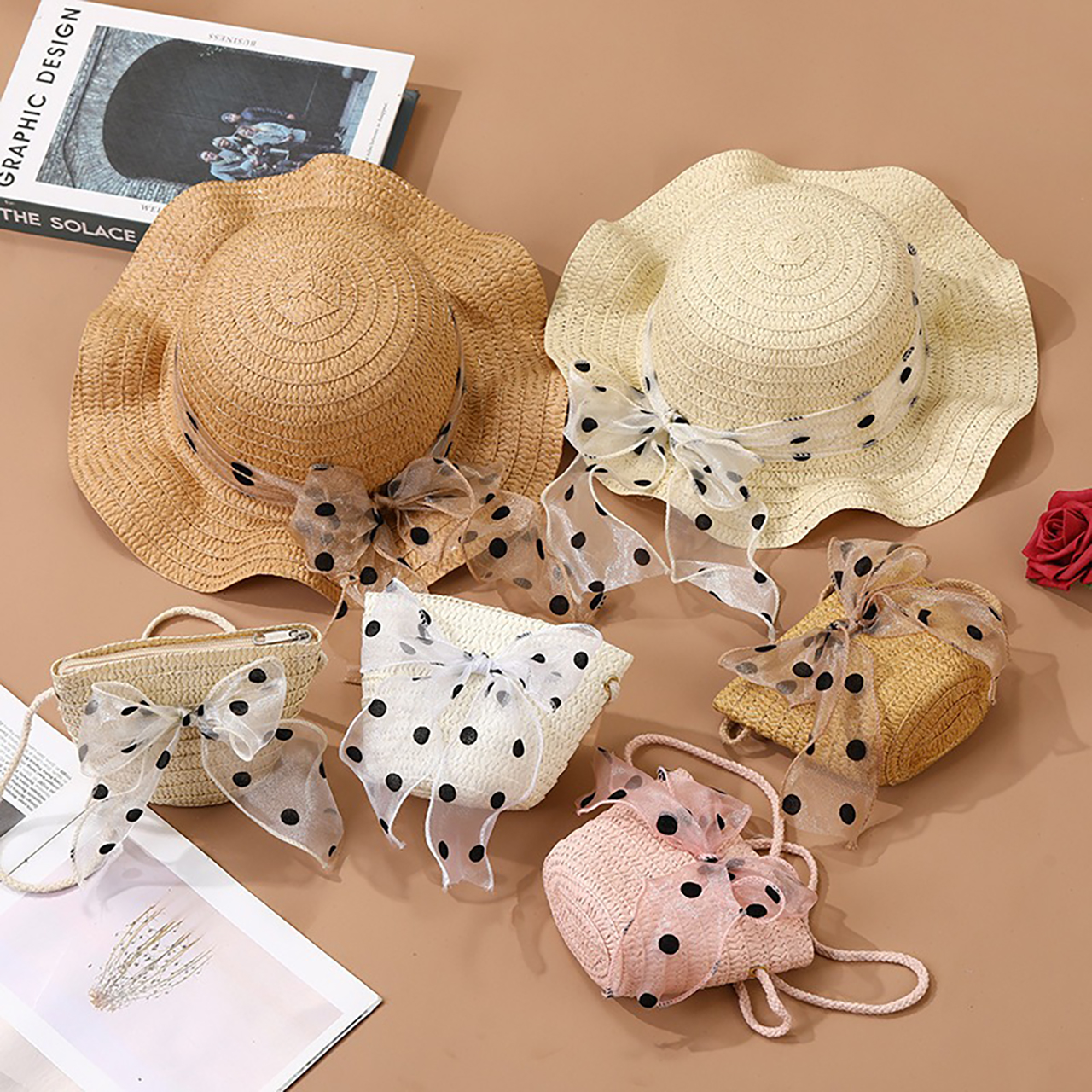 Children Foldable Woven Straw  - Foldable Backpack Small incelemesi ve fiyatı
