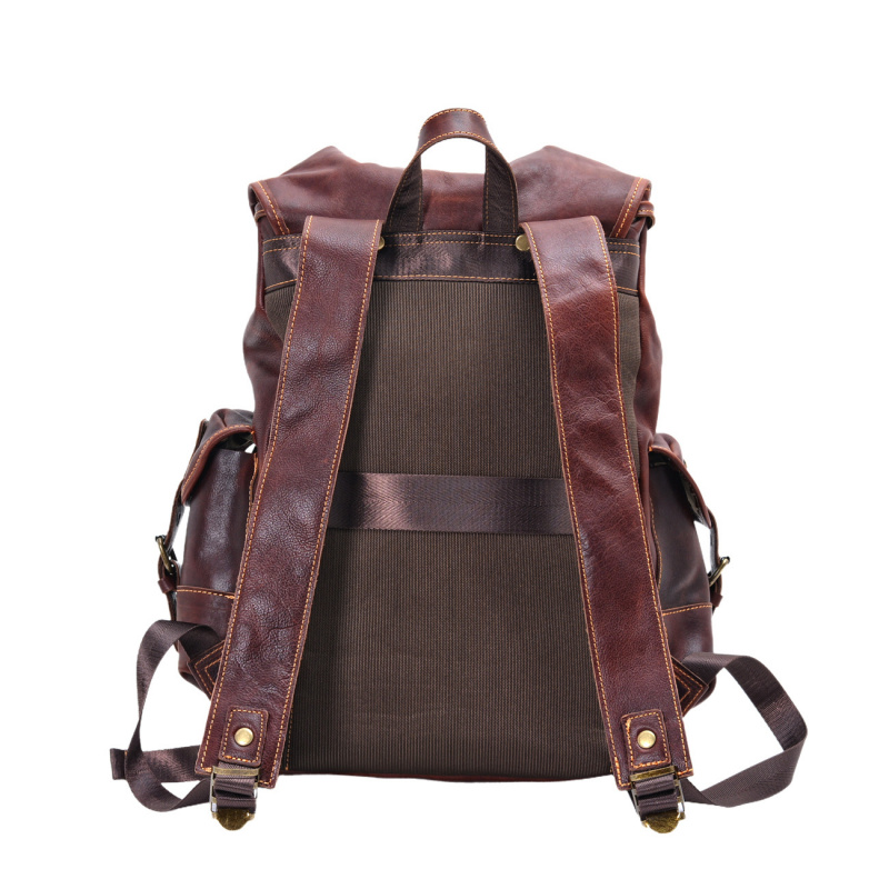 European and American vintage  - Leather Backpack Vintage incelemesi ve fiyatı