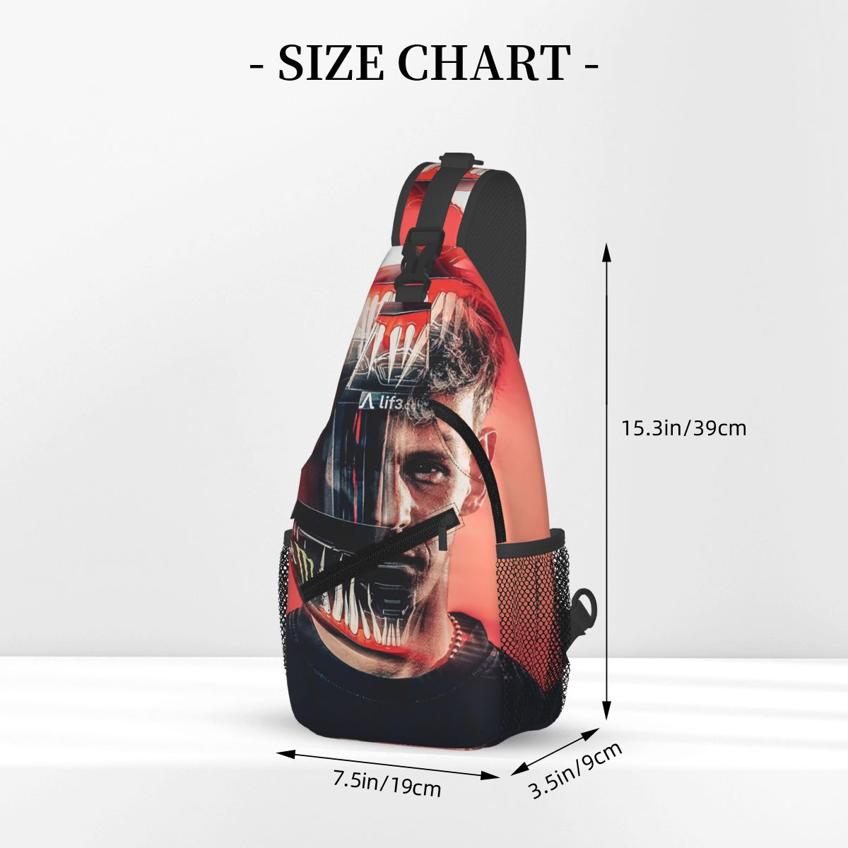 Fabio Quartararo El Diablo Mot - Sling Backpack Shoulder incelemesi ve fiyatı