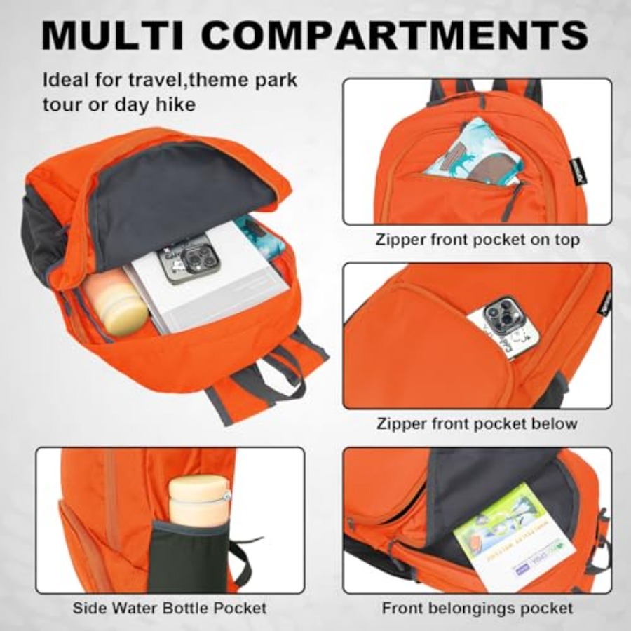20L Lightweight Packable Hikin - Foldable Backpack Small incelemesi ve fiyatı