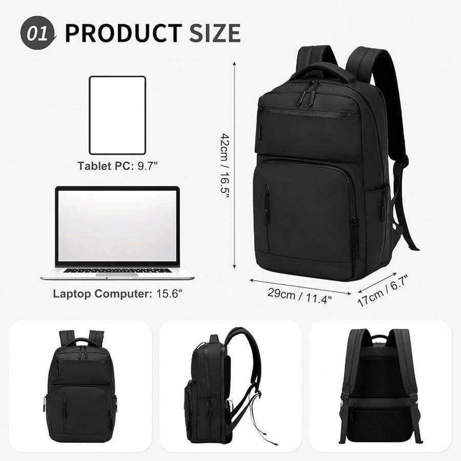 Waterproof Anti-Theft Laptop B - Laptop Backpack 15.6 incelemesi ve fiyatı
